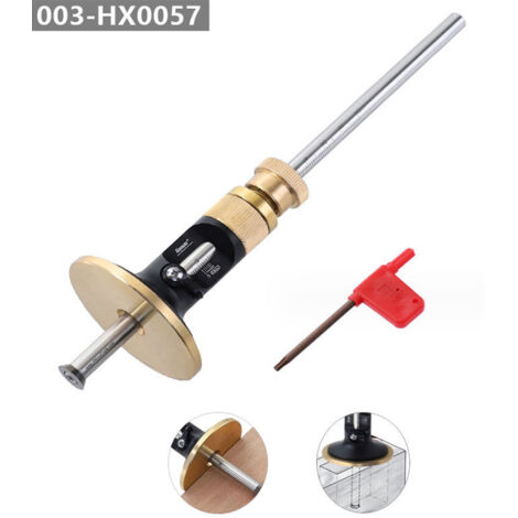 Jauge de marquage de roue, guide de marquage du bois, outils de traçage du bois, outils de traçage outils de marquage du bois, outils de marquage métrique et impérial