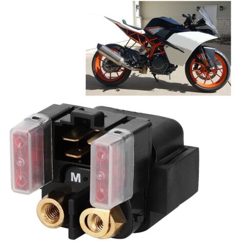 Relais Solénoïde De Démarreur, 12 V, 4 Bornes, Robuste, Résistant à L