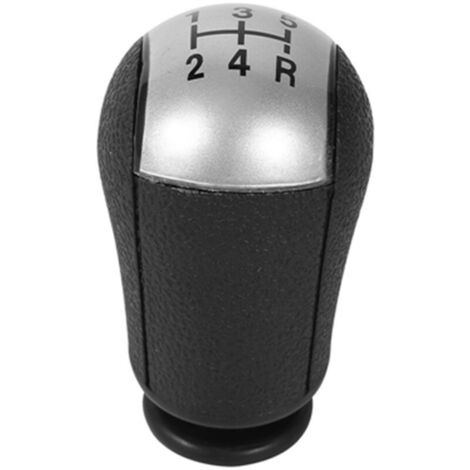 Pommeau De Levier De Vitesse Ford Focus Fiesta MK7 - Noir, Cuir Synthétique, Compatible Nombreux Modèles Ford - 4