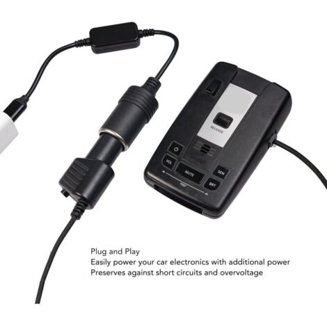 Adaptateur USB 5V Vers 12V Pour Prise Allume-cigare - Parfait Pour Caméra De Tableau De Bord, GPS Et Autres Accessoires Voiture