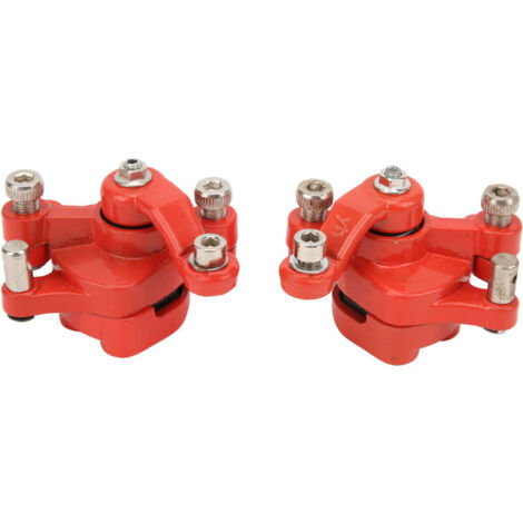 2 pièces étrier de frein avant et arrière de remplacement pour 47cc 49cc 2 temps Pocket Bike Mini Dirt Bike (1/5)