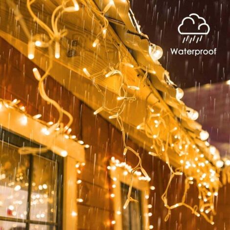 Rouleau Couverture Neige Lumineux Noël - Faux Tapis Neige LED, 8 Modes, Pour Décoration Intérieur/extérieur