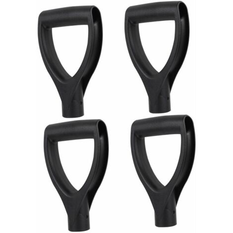 4Pcs Poignée De Pelle De Type D, Outils d'entretien des Pelouses Pelle De Soins Infirmiers,Pièces De Pelle Poignée D Grip Poignée (1/5)