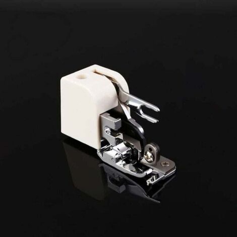 Pied de Biche Machine à Coudre, Pied Double Entrainement Pied Presseur Surjeteuse, pour le Tissu épais de Piquage Cousant Sur des Machines à Coudre de Basse-jambe(5MM synchronous presser foot
