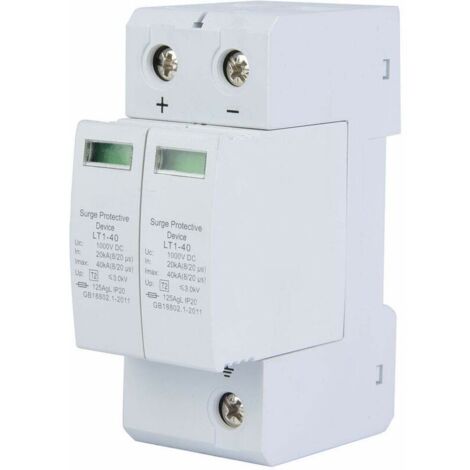 Parafoudre Photovoltaïque Protecteur 2P Foudre Ménage Dispositif Protection Montée Subite (1/5)