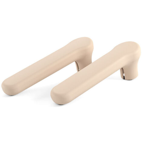 Lot de 2 housses de poignée de porte en silicone antistatique pour poignées de porte carrées et plates (1/5)