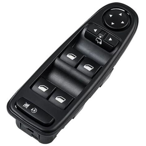 Commande de vitre C4 Picasso rétroviseur avant et arrière gauche 6554.YH Citroen C4 Grand Picasso bouton de lève-vitre interrupteur (1/5)