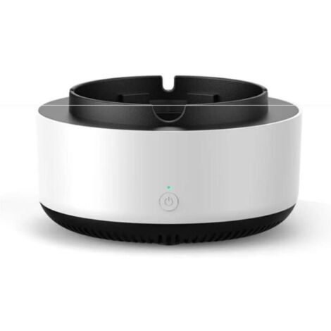 Cendrier purificateur d'air 2 en 1 multifonctionnel sans fumée avec filtre, cendriers pour cigarettes pour la maison, l'intérieur, la voiture, le bureau (blanc) (1/4)