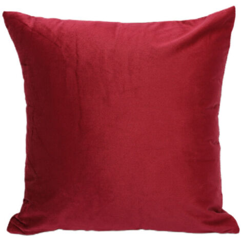 Housse Coussin 45x45 Microfibre Premium Lot de 1 Taie d'oreiller pour Coussins Canapé/Lit Tissu Super Doux Resistant et Lavable Hypoallergénique Anti-Acariens avec Fermeture éclair Invisible (1/5)