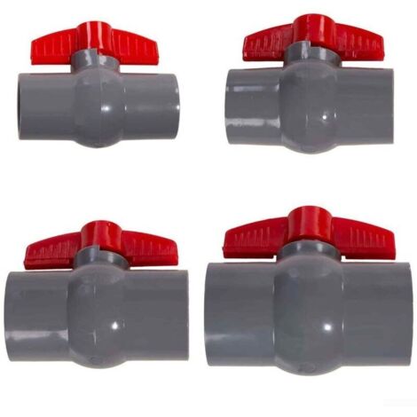 Robinet à Boisseau Sphérique PVC à Coller – Diamètres 20/25/32/40/50 Mm – Contrôle Fiable De L'Eau