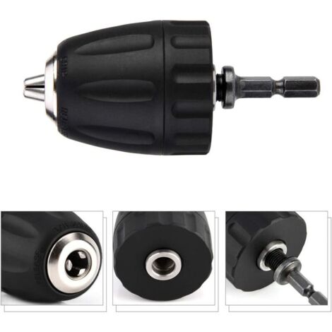 b>3/8-24UNF</b> <b>Mandrin</b> <b>Porte</b> <b>Foret</b> <b>Sans</b> <b>Clé,Adaptateur</b> <b>De</b> <b>Mandrin</b