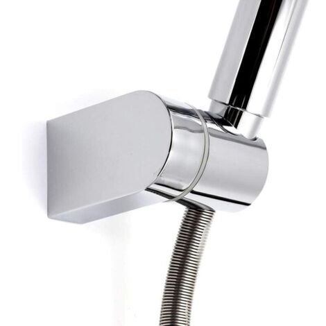 Support de douche , Angle d'inclinaison réglable ABS chromé Support mural de pommeau de douche orientable Support mural de douche (1/5)