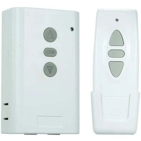 Interrupteur Télécommande sans Fil,Récepteur AC220V 433MHz,Type d'apprentissage Contrôleur,Bidirectionnel 3 clé RF émetteur,Commande à Distance pour Ensemble de Contrôleur de Rideau (1/5)