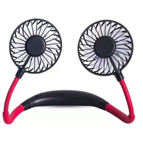 Ventilateur de cou, ventilateur portable tenu dans la main USB Mini ventilateur de cou de sport pers (1/5)
