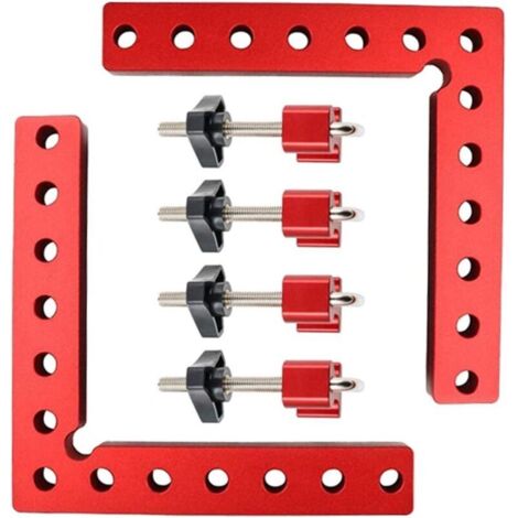 Pince d'Angle de Type L, Carré de Positionnement à 90° - Outil de Serrage de Menuisier (140 mm x 140 mm) (1/5)