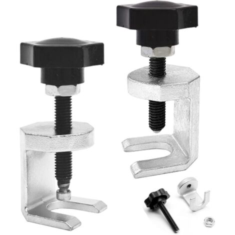 2 Pièces Extracteur Bras Essuie Glace, Extracteur de Bras D'essuie-Glace Universel Réglable en Acier pour Bras D'essuie-Glace, Réparation Automobile, Outils de Retrait sans Perte (1/5)