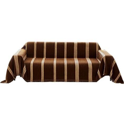 Housse de Canapé Clic Clac Réversible 3 Places 260x180 cm,Couverture en Chenille Épais Anti-déchirure pour Familles (1/5)