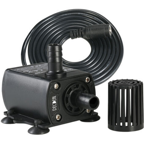 Pompe à eau DC brushless ultra silencieuse 250L/h – Débit max 250L/h – Indice IP68 pour immersion – Pour aquariums et fontaines (1/5)