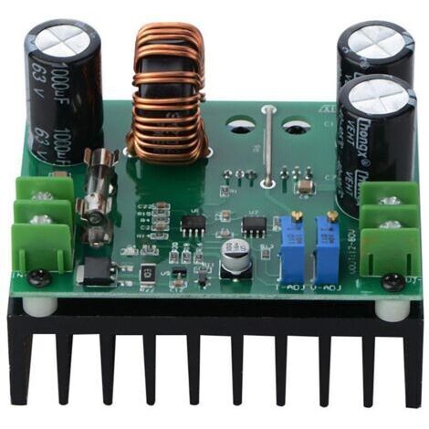 Convertisseur boost 12V-80V 10A 600W – Efficacité jusqu'à 95% – Protection courts-circuits – Module d'alimentation compact 85x60mm (1/4)