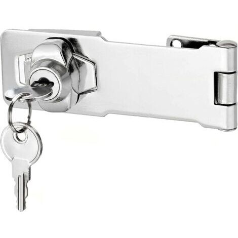 Cadenas à loquet en avec différentes clés, verrou de tiroir (10cm) (1/5)