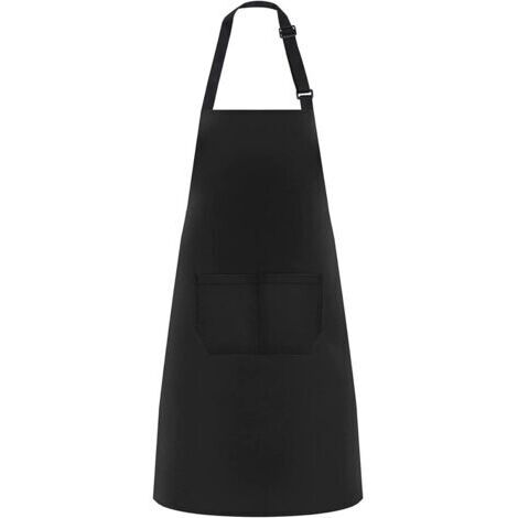 Tabliers de Cuisine, Sangle Réglable pour Le Cou et 2 Poches, Etanche Réglable Tablier pour Homme Femme,Tablier Cuisine Professionnel (1/5)