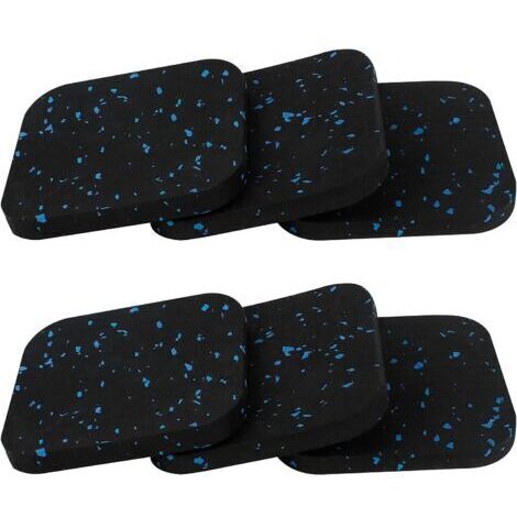 6Pcs Tapis Anti Vibration Machine a Laver, Tapis Machine à Laver Anti Vibration, 10 x 10 cm Patin Anti Vibration Lave Linge en Caoutchouc pour Tapis Roulant, Sèche-Linge et Machine à Laver (1/5)