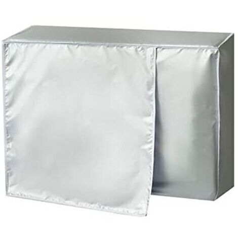 Housse pour pompe de piscine, Climatiseur Exterieur Plus épaisse Couverture Imperméable de Climatiseur de Couverture pour Unités Extérieures 75X26X57cm Fontainebleau (1/5)