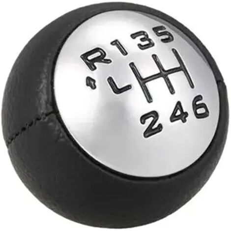Memkey – Pommeau de levier de vitesse 6 vitesses – Compatible Peugeot 307 308 3008 407 5008 807 et Citroën C3 C4 Picasso C8 – Matériau ABS durable (1/5)