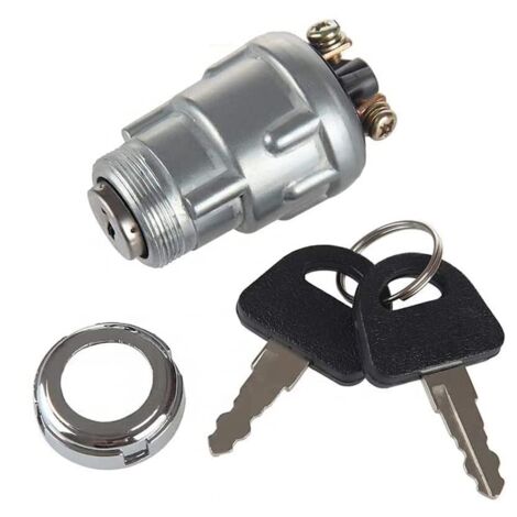 Memkey – Interrupteur de démarrage 12V 10A – 3 positions avec bornes en alliage de zinc – Compatible véhicules 150-500 cc – Pour moto, tracteur, quad (1/6)