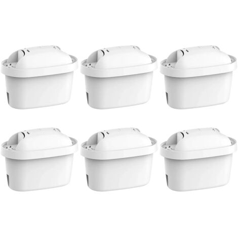 Lot de 6 cartouches filtrantes pour Brita Maxtra Plus – Filtration chlore et impuretés – Compatible avec Marella et autres pichets (1/4)