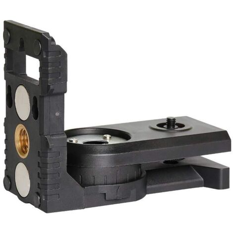 Adaptateur pour niveau laser – Support magnétique ajustable à 180° – Filetage mâle 1/4'-20 et femelle 1/4'-20, 5/8'-11 – Capacité 3,5 kg (1/5)