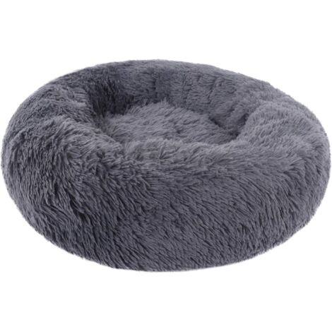 Memkey – Panier pour chat et petit chien – Lit donut 40 cm – Tissu doux et antidérapant – Confort optimal pour animaux de compagnie (1/5)