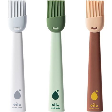 3 Pièces Pinceaux à Pâtisserie Pinceau Alimentaire Pinceau Cuisine Brosse à Huile pour Barbecue en Silicone Résistant à la Chaleur pour La Cuisson Au Barbecue Le Barbecue La Marinade De Cuisine (1/5)