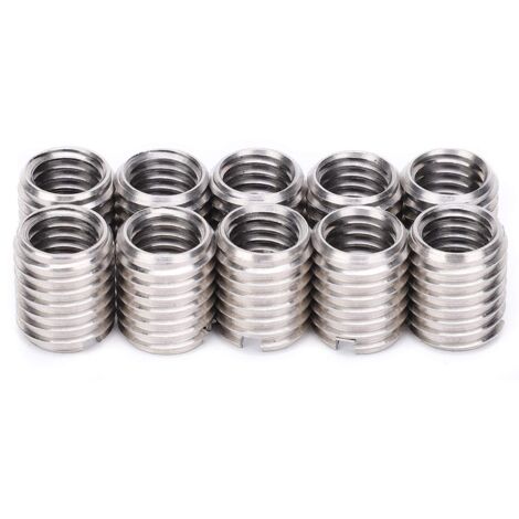 Memkey – Lot de 10 écrous de réparation filetés M8 femelle M10 mâle – Acier inoxydable 304 – Résistant à la corrosion et aux températures élevées (1/5)