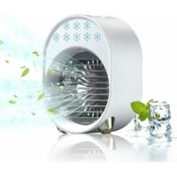 Mini climatiseur Mini Cooler Fan Climatiseur Portable (Blanc)