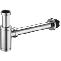 Siphon de lavabo,Siphon de lavabo universel design 100% métal chromé Ugreat