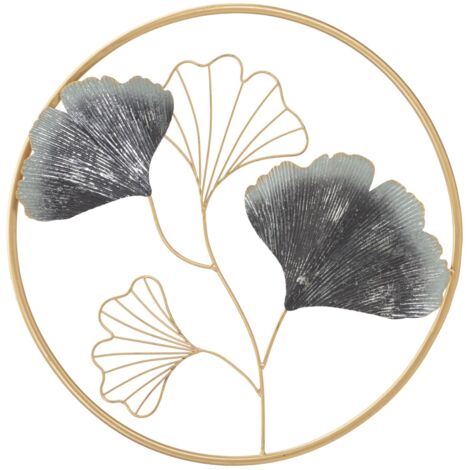 WALL IRON PANEL FLOWER SIMPLE CM Ø 45,5X3,5 (1/5)
