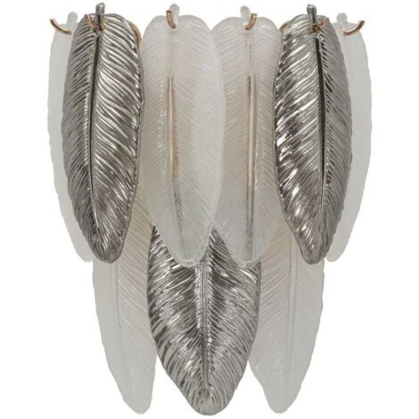 Applique murale en verre Leafy 24 x 15 x 29 cm (1/4)
