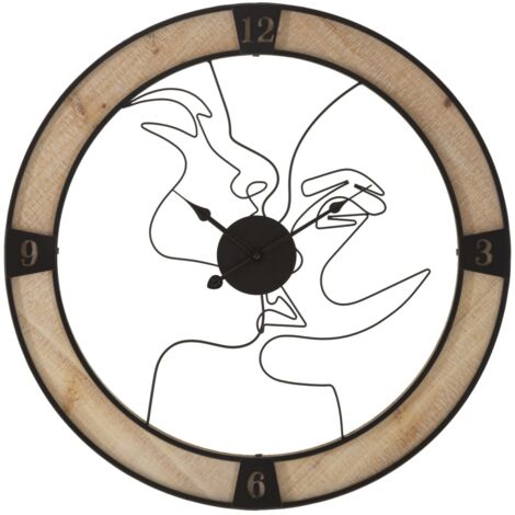 WALL CLOCK COUPLE CM Ø 60X3 (1/5)