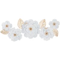 IRON WALL PANEL WHITE DECOR 158X9X60
