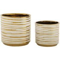 VASE HOLDER BLOM SET 2 PCS CM Ø 23X22-18X17,5