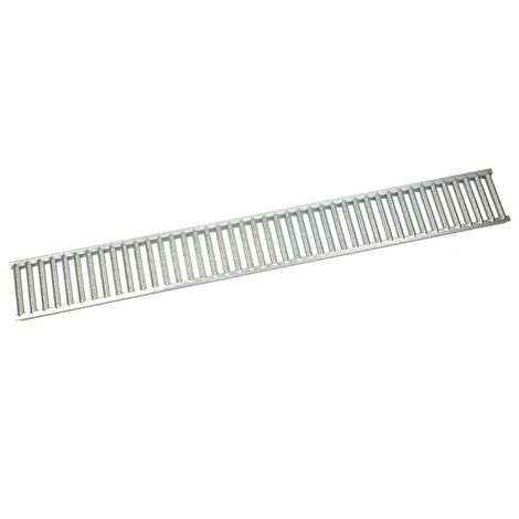 Caniveau d'évacuation ACO SELF 38516 – Acier galvanisé – Nennweite 120mm – Longueur 1000mm – PKW-befahrbar selon DIN EN 1433/ZA