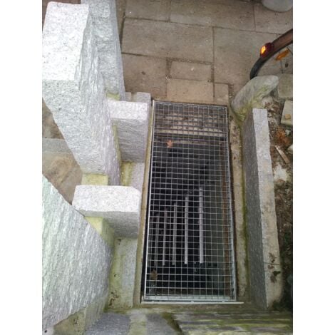 Grille caillebotis industriel galvanisé 1000x800x30mm maille 30/30 BP1000mm