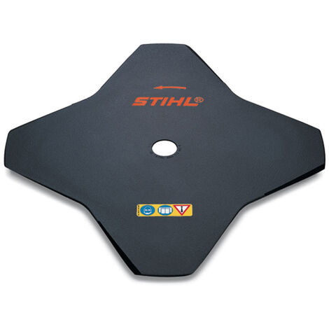 Lame de débroussailleuse 230 mm 4 dents – 40017133801 – Métal pour coupe précise des herbes et buissons fins – Compatible avec modèles STIHL (1/3)