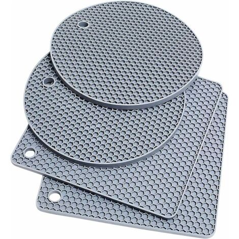 Dessous de plat résistant à la chal Tapis Pot Mat Pot Coaster pour comptoir,Gripper Pad, chaudrons et casseroles (1/5)