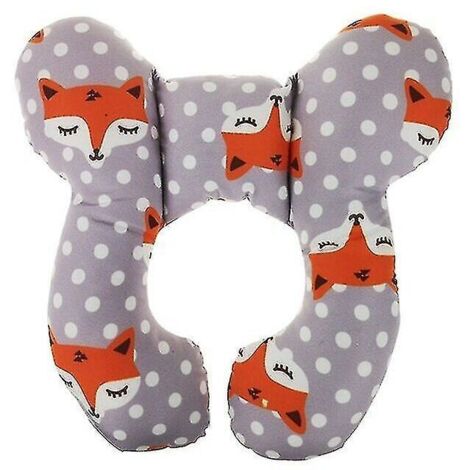 Siège de voiture de voyage de protection oreiller pour la tête et le cou oreiller de soutien du cou doux enfants appuie-tête en forme de U (1/5)