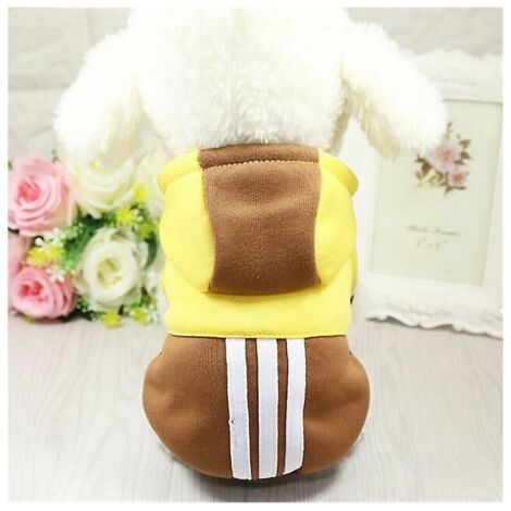 Dog Clothes Pet Dog Clothes Jacket Coat Puppy Chihuahua Hoodie pour petits et moyens vêtements pour chiens chiots style,M (1/5)