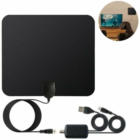 Antenne Tv Hd prise en charge de l'antenne intérie/extérie 4k amplificat de Signal Smart Tvs plus ancien antenne numérique Hdtv (1/5)