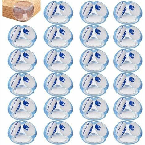 Coin de Table Protection Bebe,30Pièces Protect Transparent des Coins Souple Protections de Coins pour Tables et Tout Meubles Pointus， (1/5)
