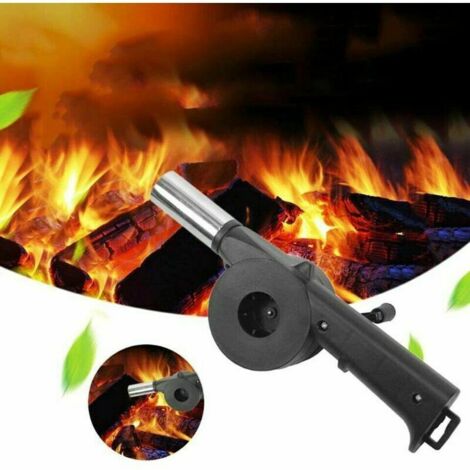 Ventilat De Barbecue Souffl D'Air Allume-Feu Rapide Portable Mini Manivelle Manuelle Pour Pique-Nique En Plein Air Camping Cuisson Barbecue Grils À Charbon De Bois Accessoires De Poêle (1/5)